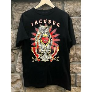 New Incubus T-Shirt Tee Unisex Cotton Tour Concert